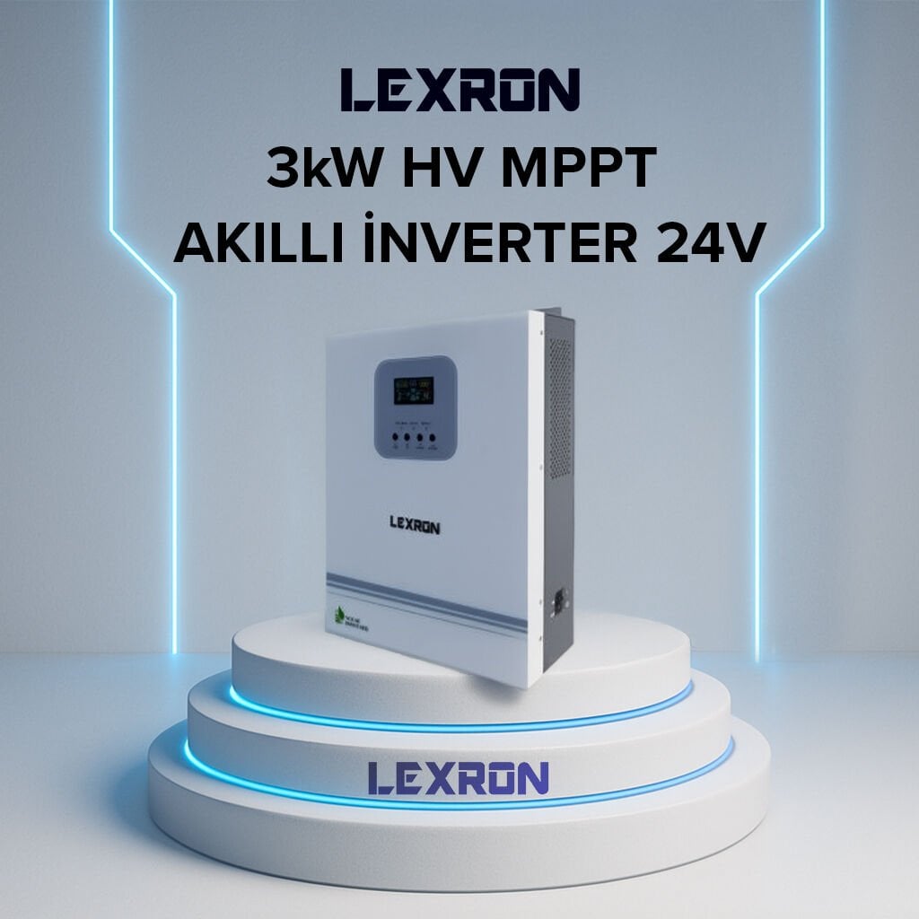 Lexron 3kw Mppt Akıllı İnverter 24v