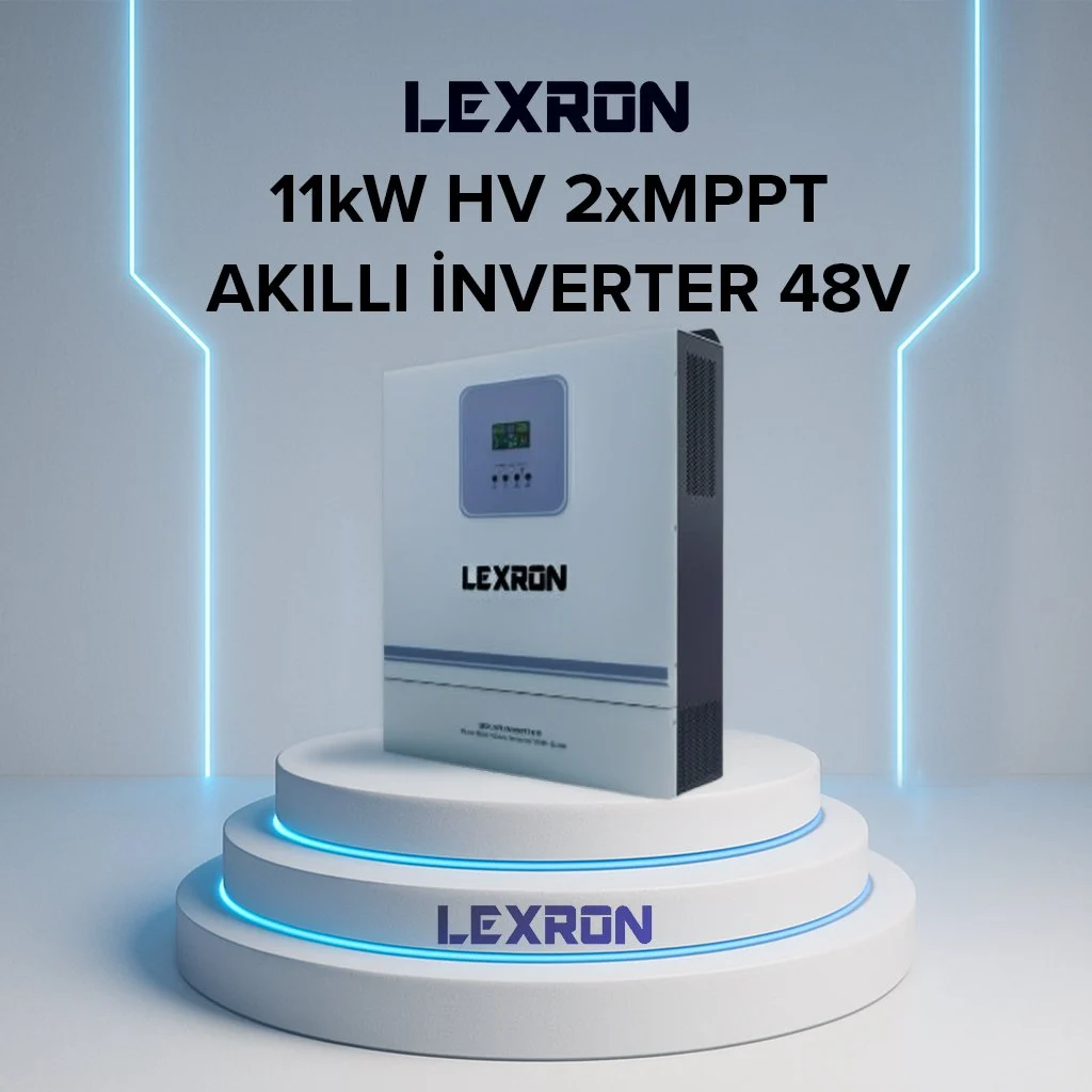 Lexron 11KW HV 2XMPPT Akıllı İnvertör 48V İnverter